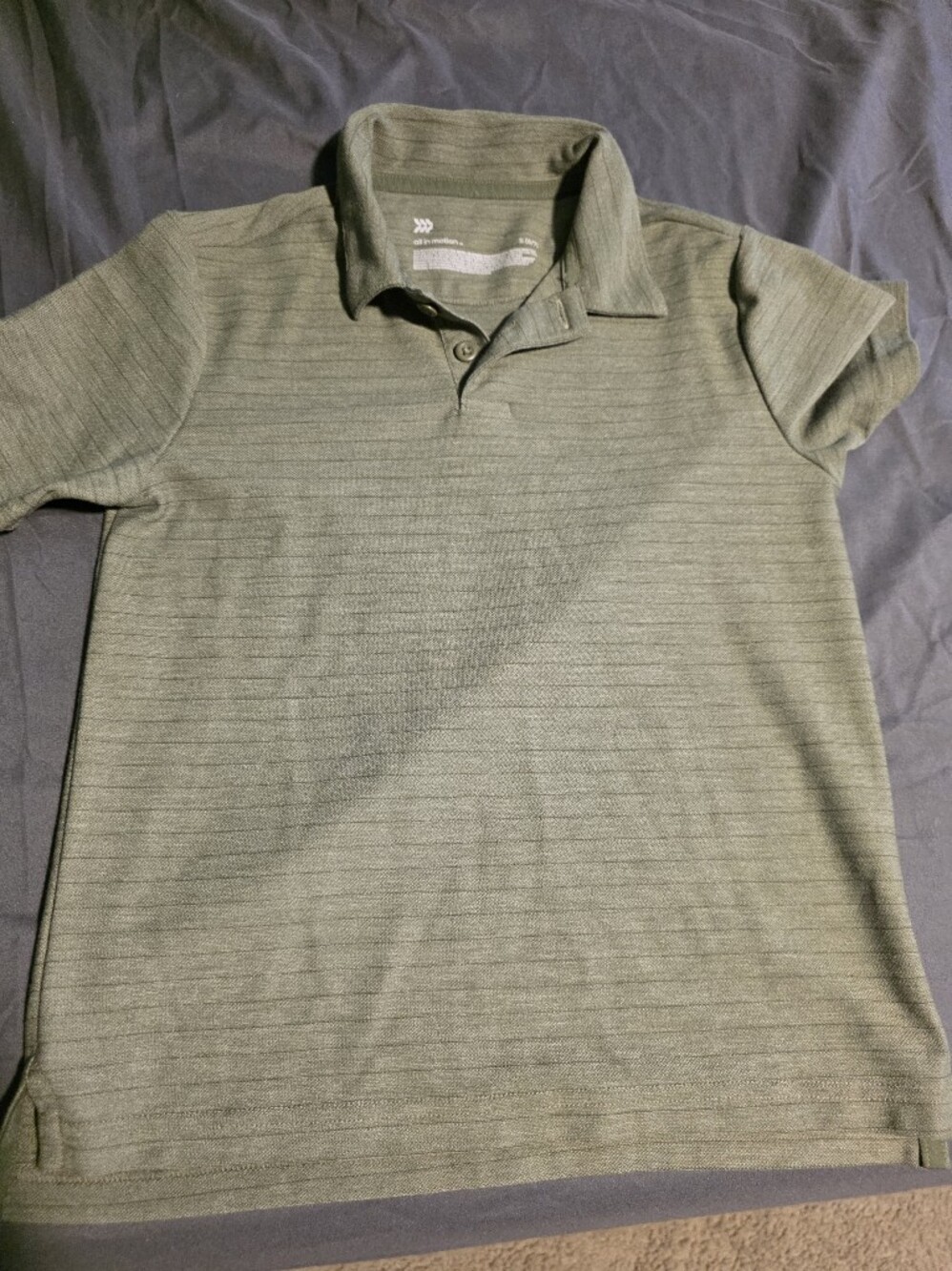 Classic Men's Polo Shirt in Olive Green